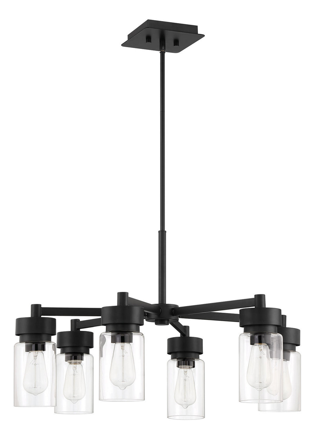 Craftmade Bennet 57126-MN Chandelier Light - Midnight