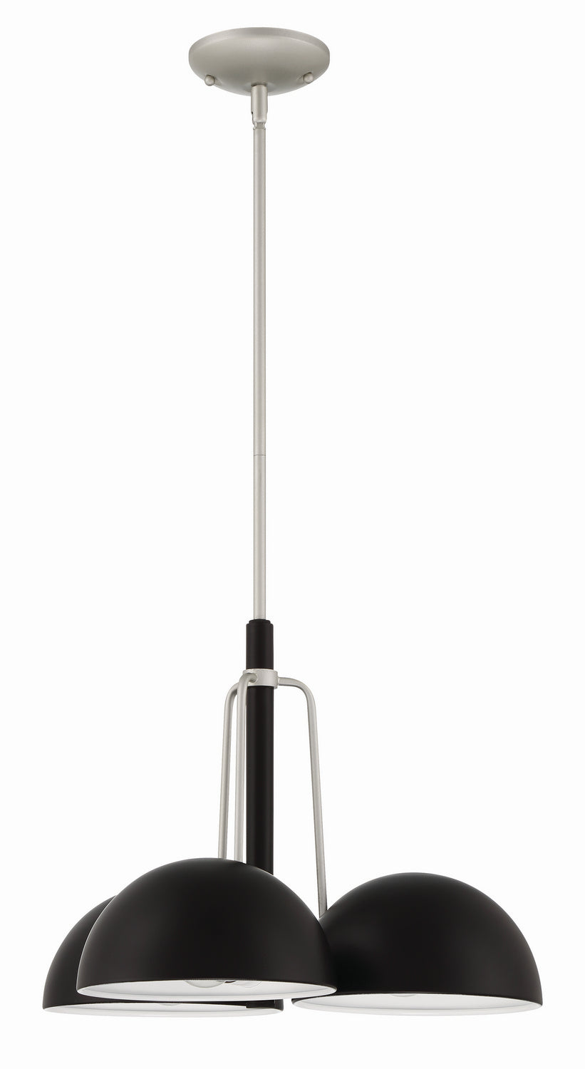 Craftmade Kahn 57223-MNSA Chandelier Light - Midnight/Satin Aluminum