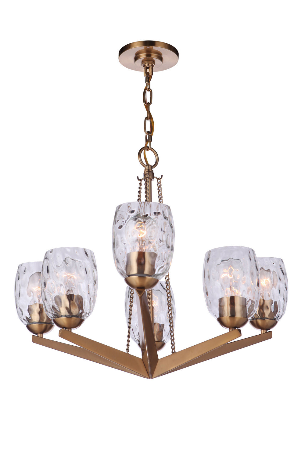 Craftmade Guiding Star 57326-SB Chandelier Light - Satin Brass