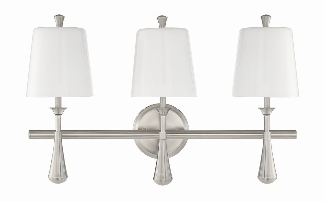 Craftmade Palmer 57403-BNK Bath Vanity Light 23 in. wide - Brushed Polished Nickel