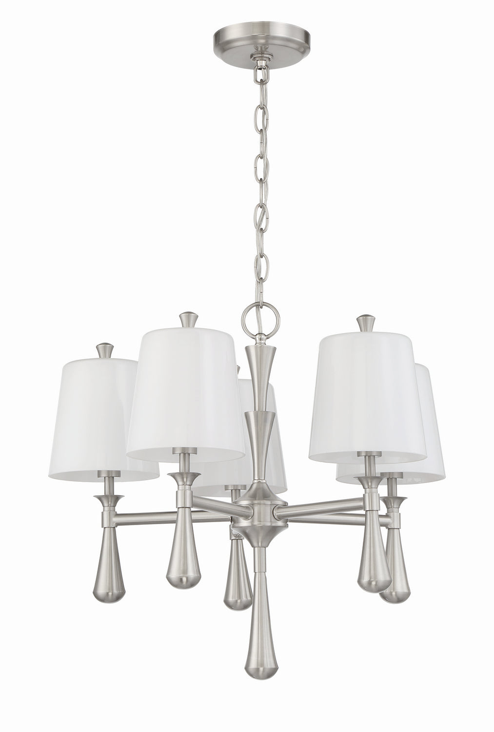 Craftmade Palmer 57425-BNK Chandelier Light - Brushed Polished Nickel
