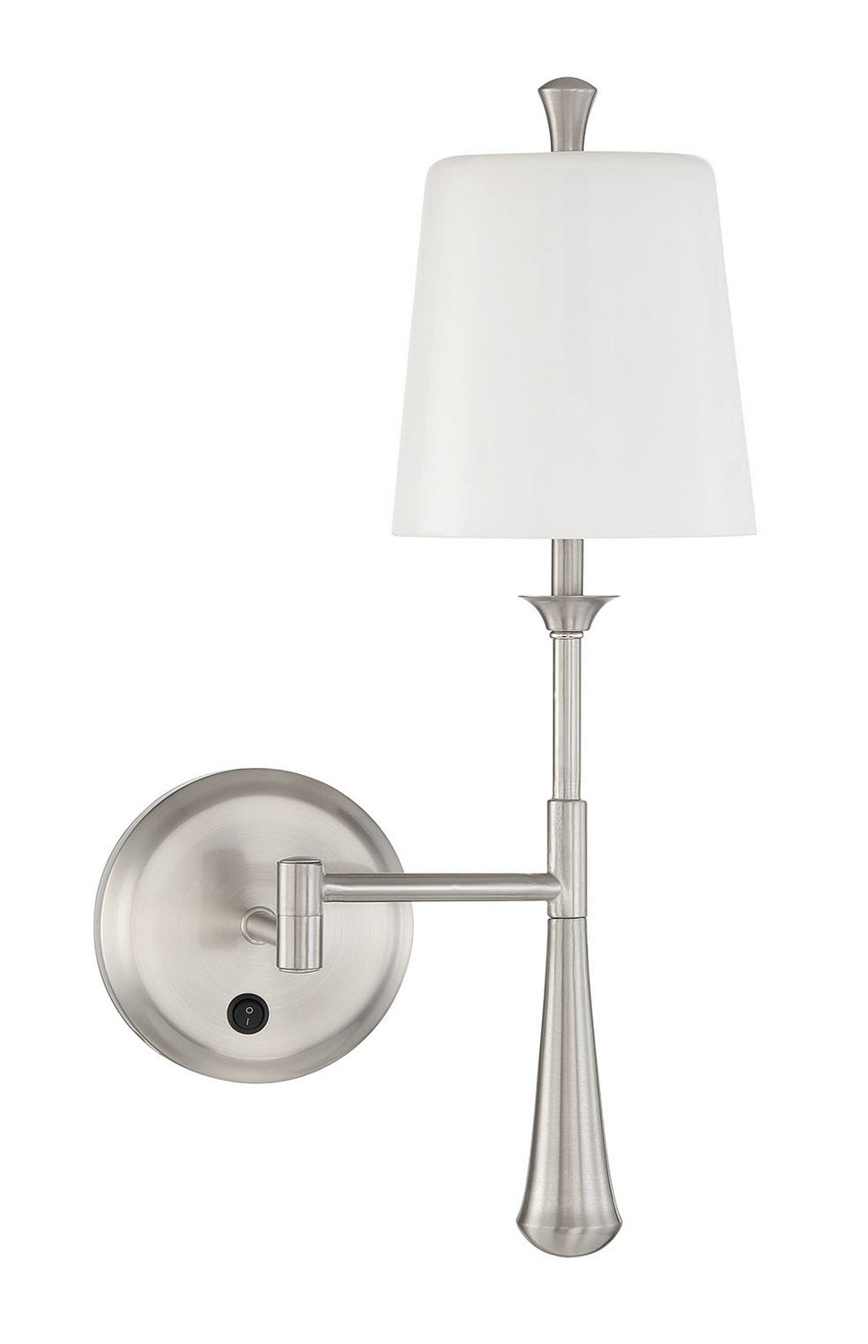 Craftmade Palmer 57461SA-BNK Wall Sconce Light - Brushed Polished Nickel