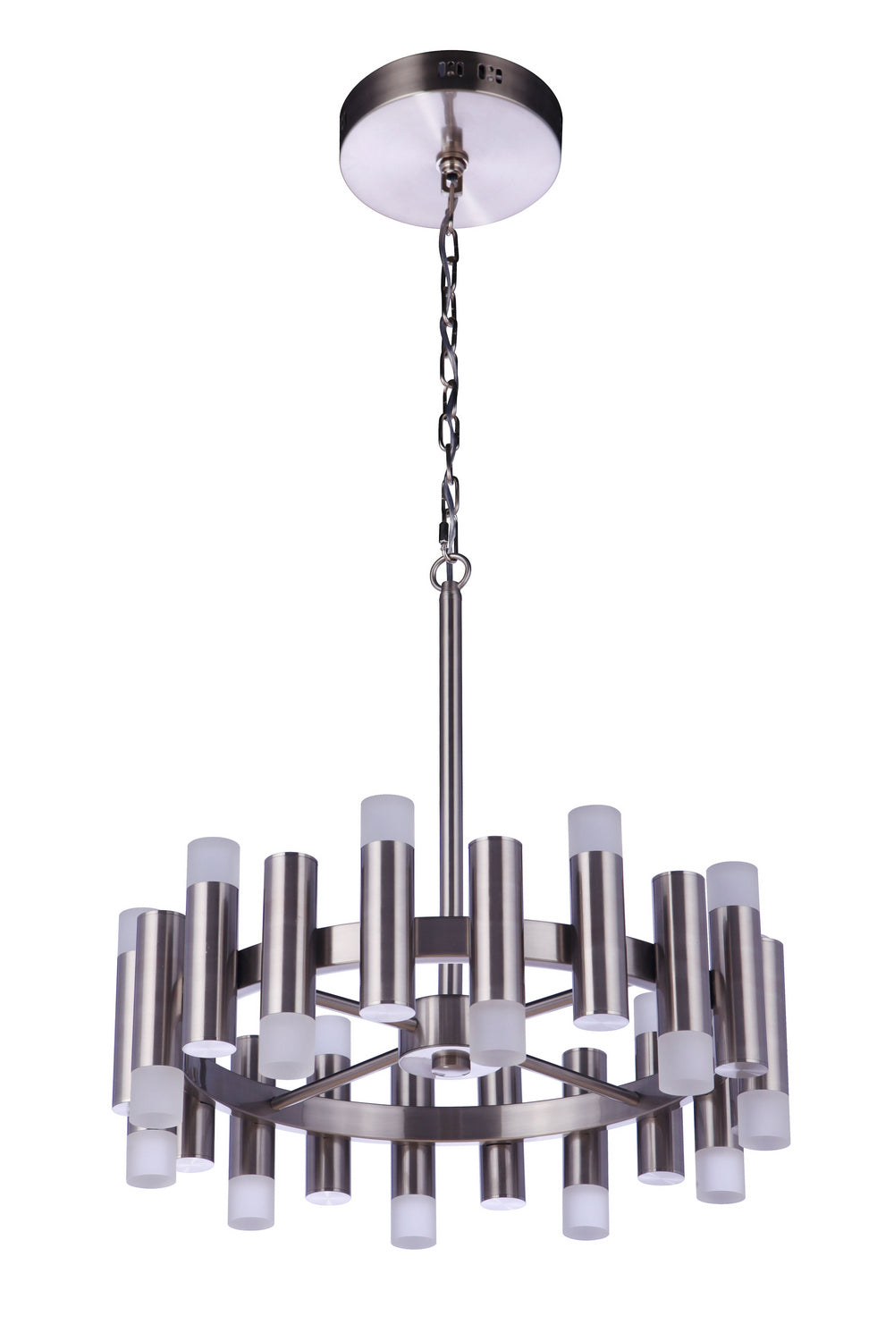 Craftmade Simple Lux 57520-BNK-LED Chandelier Light - Brushed Polished Nickel