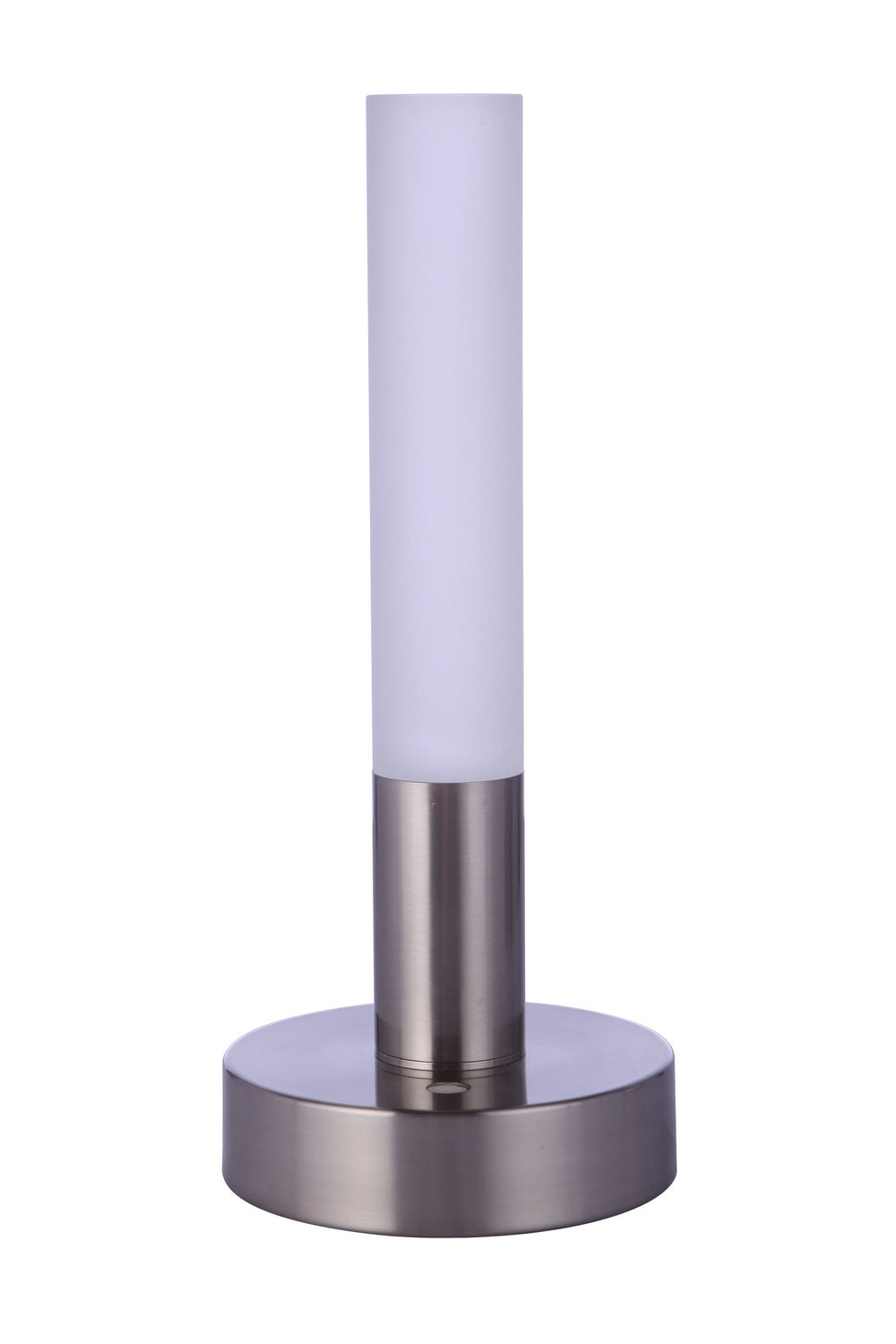 Craftmade Lighting 86281R-LED Modern Rechargable Led Portable Lamp Brushed Polished Nickel