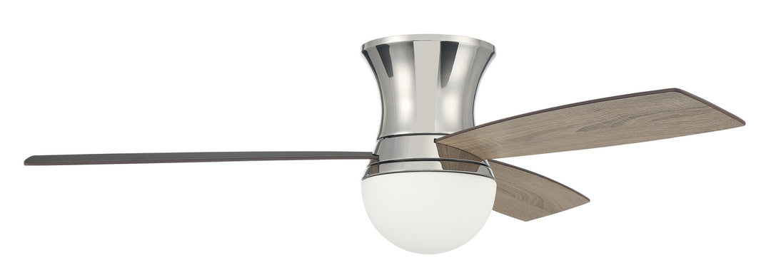 Craftmade Daybreak DBK52PLN3 Ceiling Fan 52 - Polished Nickel, Driftwood/Greywood/