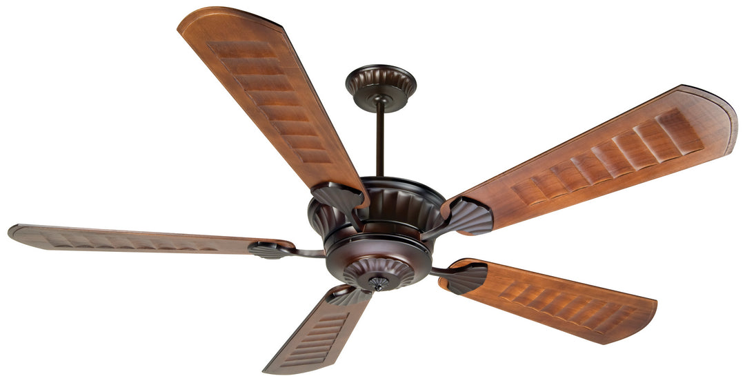 Craftmade DC Epic DCEP70OB5 Ceiling Fan 70 - Oiled Bronze, Scalloped Walnut/Walnut/