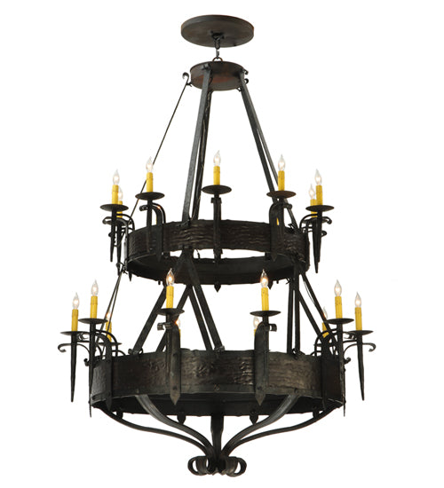 Meyda Tiffany Costello 129518 Chandelier Light - Wrought Iron