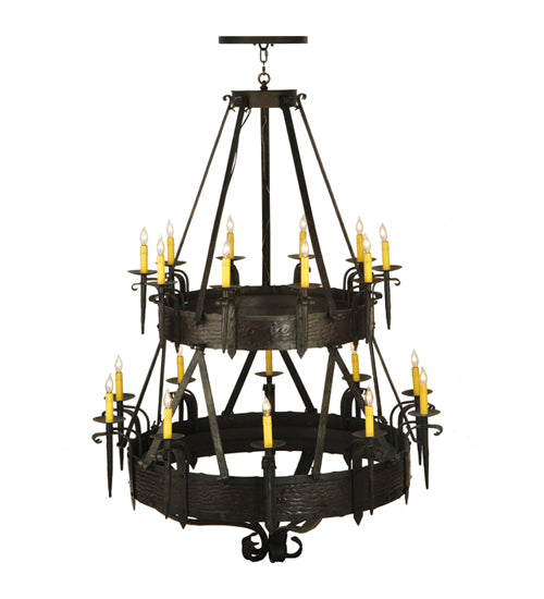 Meyda Tiffany Costello 129518 Chandelier Light - Wrought Iron