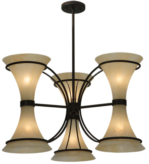 Meyda Tiffany Chronos 129534 Chandelier Light - Timeless Bronze
