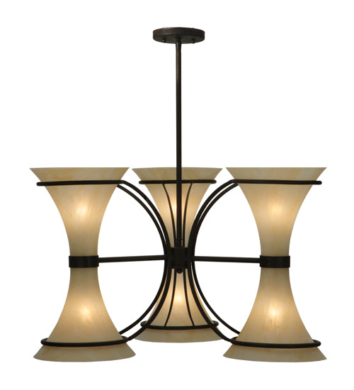 Meyda Tiffany Chronos 129534 Chandelier Light - Timeless Bronze