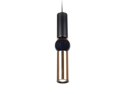 Avenue Cicada HF1091-BK-BB Pendant Light - Brushed Brass And Black