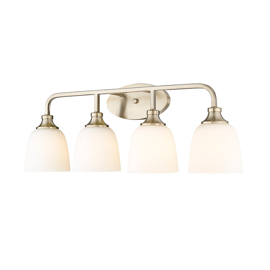 Millennium Alberta 491004-MG Bath Vanity Light 30 in. wide - Modern Gold