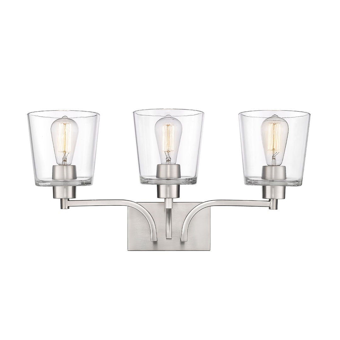 Millennium Evalon 496003-BN Bath Vanity Light 25 in. wide - Brushed Nickel