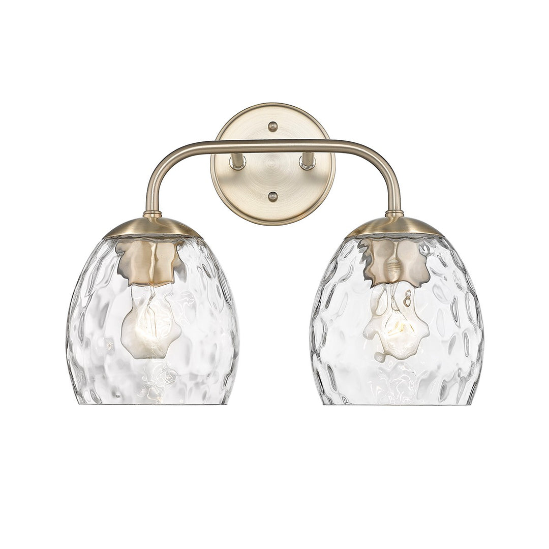 Millennium Gallos 498002-MG Bath Vanity Light 16 in. wide - Modern Gold