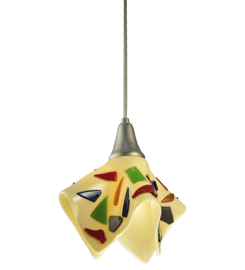 Meyda Tiffany Metro Fusion 129583 Pendant Light - Beige/Multi Chips Random