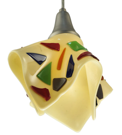 Meyda Tiffany Metro Fusion 129583 Pendant Light - Beige/Multi Chips Random