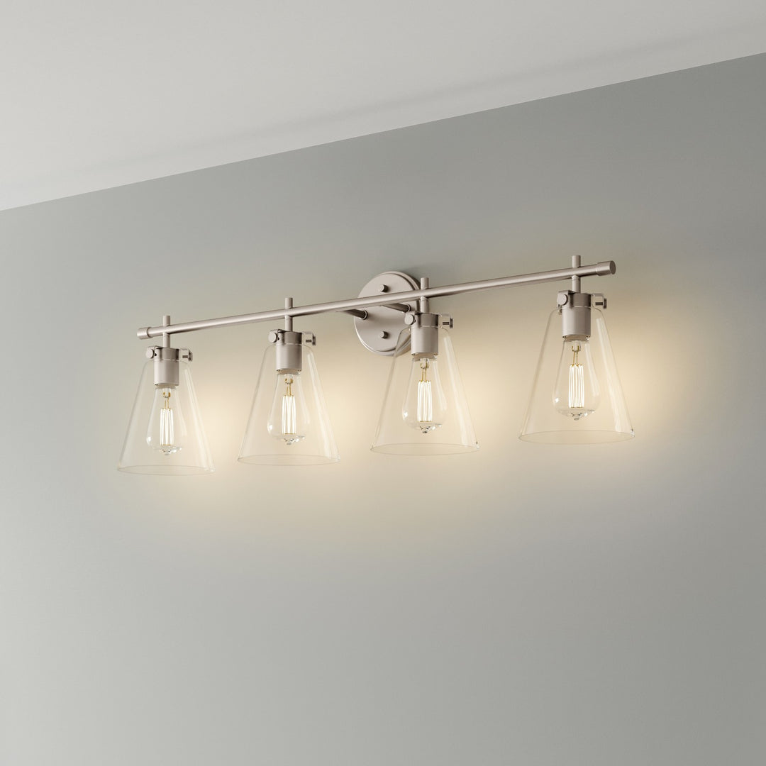 Millennium Aliza 8124-BN Bath Vanity Light 35 in. wide - Brushed Nickel