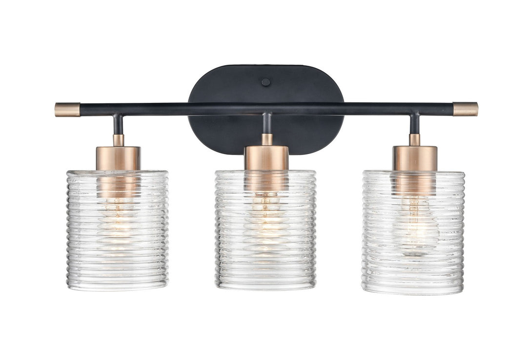Millennium Renitta 9413-MB/MG Bath Vanity Light 21 in. wide - Matte Black Modern Gold