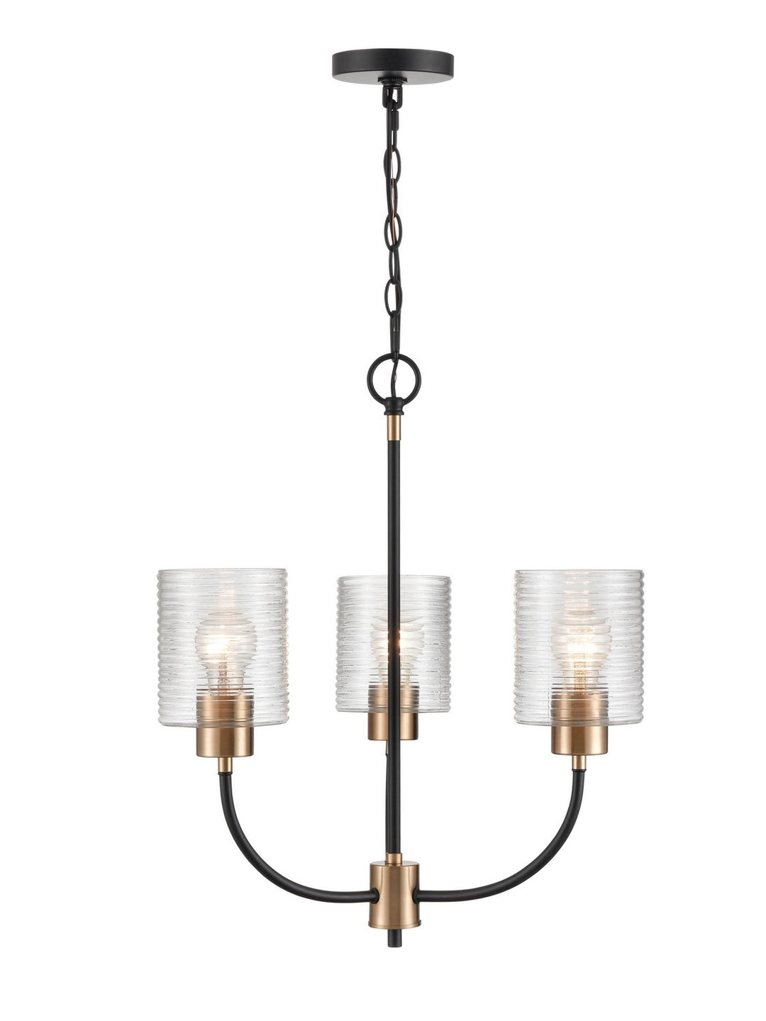 Millennium Renitta 9423-MB/MG Chandelier Light - Matte Black Modern Gold