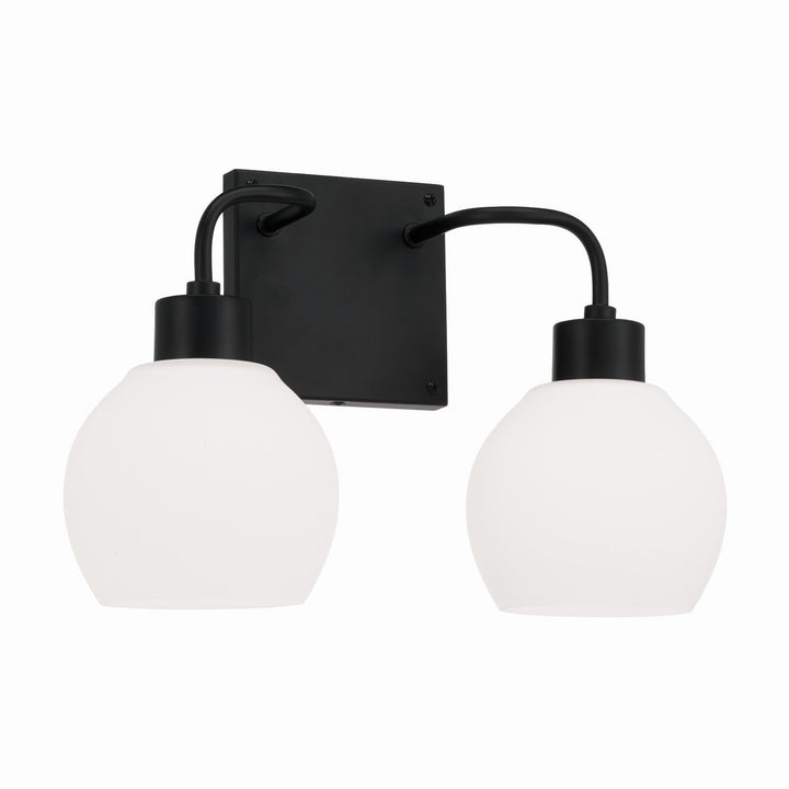 Capital Tanner 120021MB-540 Bath Vanity Light 15 in. wide - Matte Black