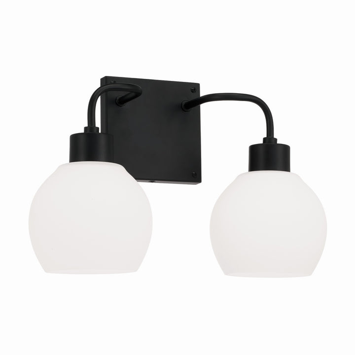 Capital Tanner 120021MB-540 Bath Vanity Light 15 in. wide - Matte Black