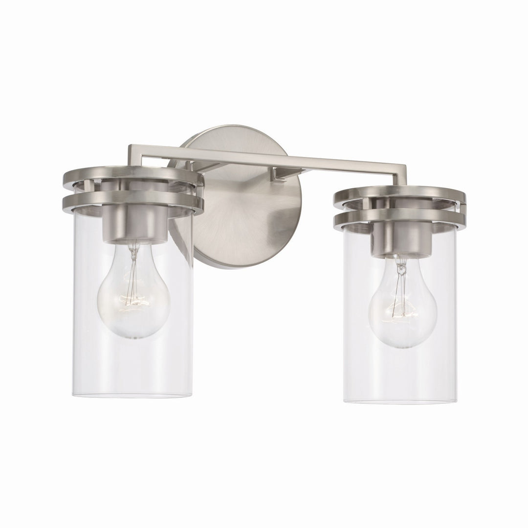 Capital Fuller 148721BN-539 Bath Vanity Light 15 in. wide - Brushed Nickel