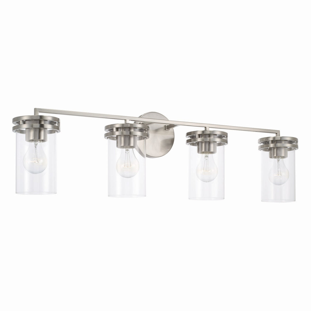 Capital Fuller 148741BN-539 Bath Vanity Light 34 in. wide - Brushed Nickel