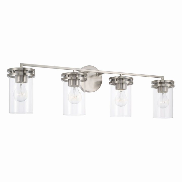 Capital Fuller 148741BN-539 Bath Vanity Light 34 in. wide - Brushed Nickel