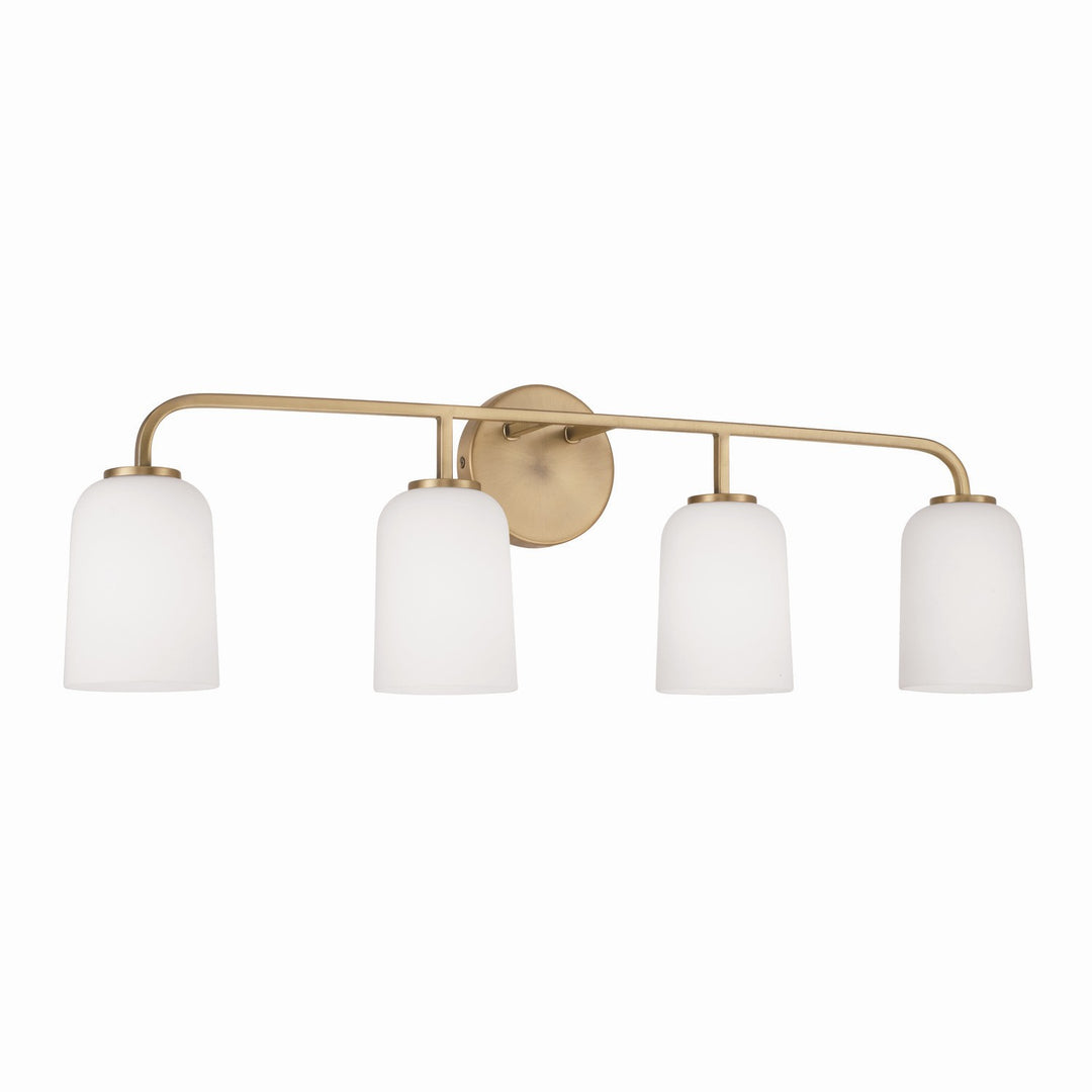 Capital Lawson 148841AD-542 Bath Vanity Light 33 in. wide - Aged Brass