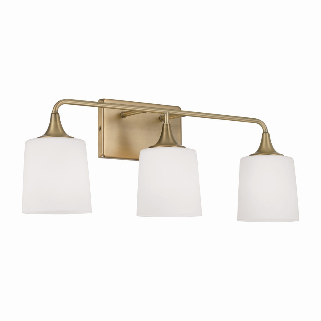 Capital Presley 148931AD-541 Bath Vanity Light 27 in. wide - Aged Brass