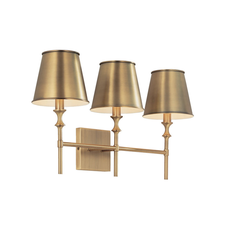 Capital Whitney 149731AD-708 Bath Vanity Light 24 in. wide - Aged Brass