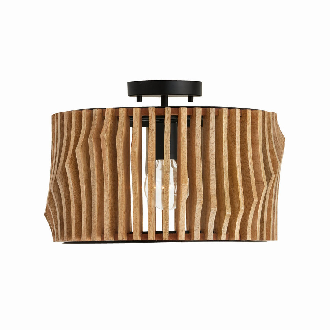 Capital Archer 244632WK Ceiling Light - Light Wood and Matte Black