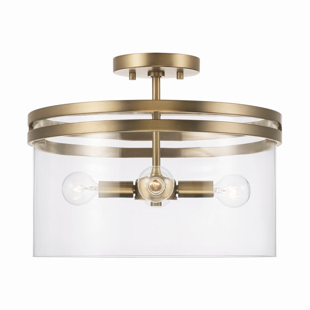 Capital Fuller 248741AD Ceiling Light - Aged Brass