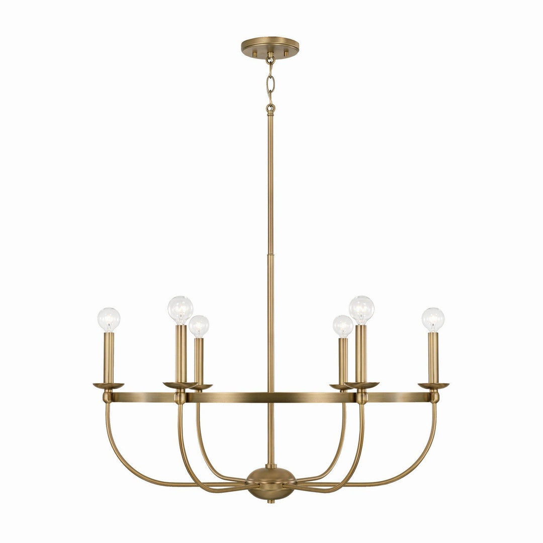 Capital Rylann 425161AD Chandelier Light - Aged Brass