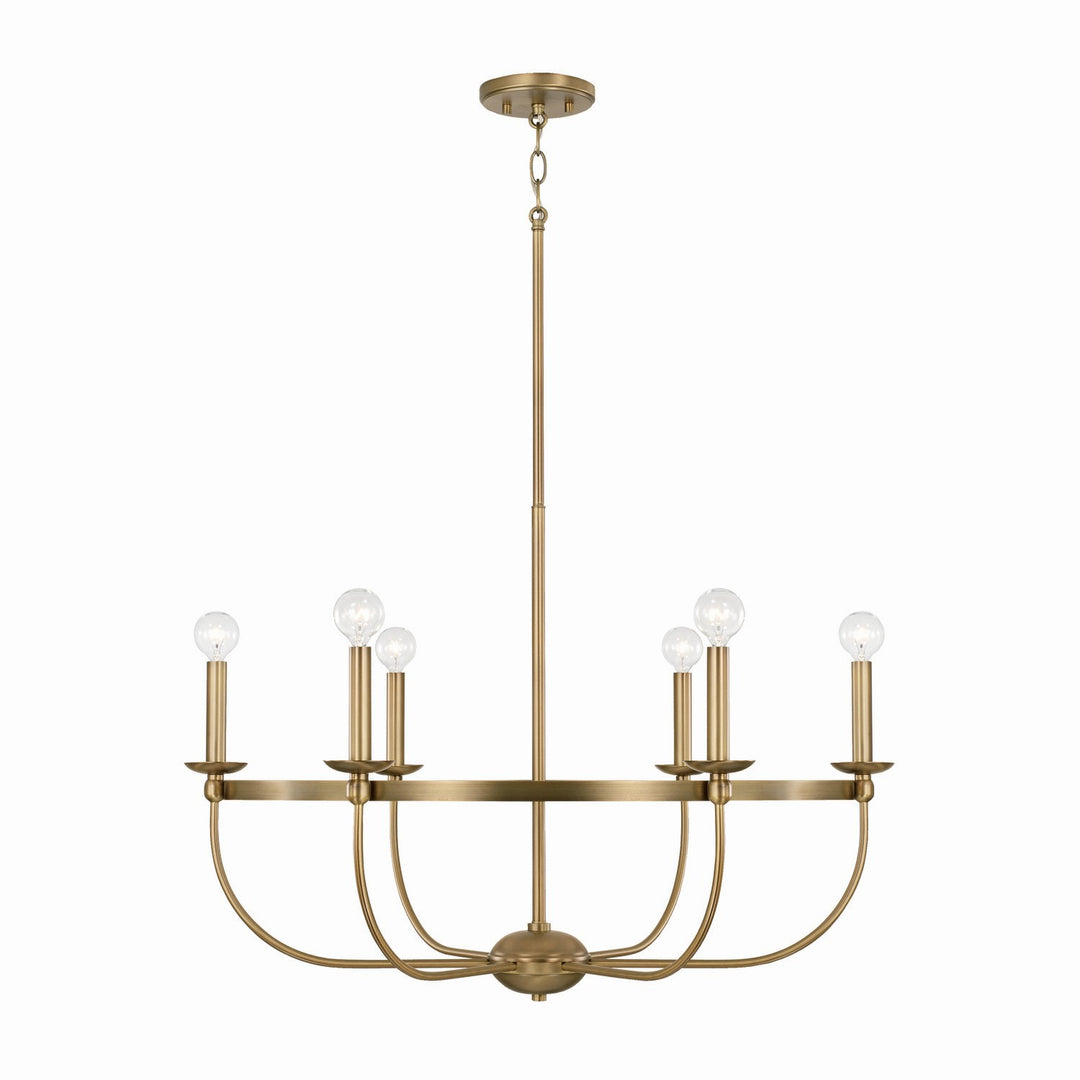 Capital Rylann 425161AD Chandelier Light - Aged Brass