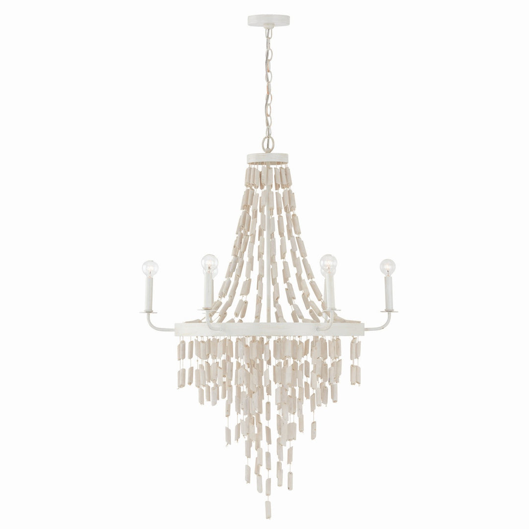 Capital Carissa 447761OW Chandelier Light - Organic White