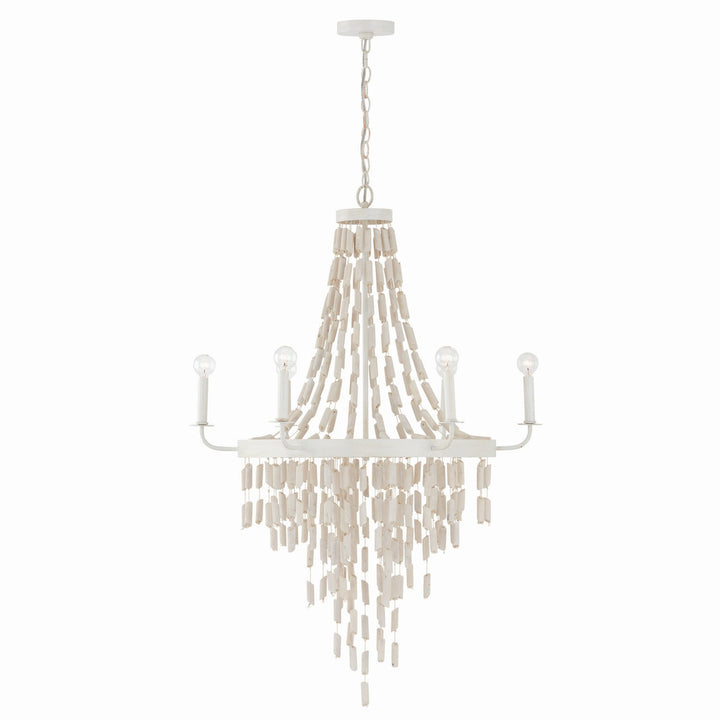 Capital Carissa 447761OW Chandelier Light - Organic White