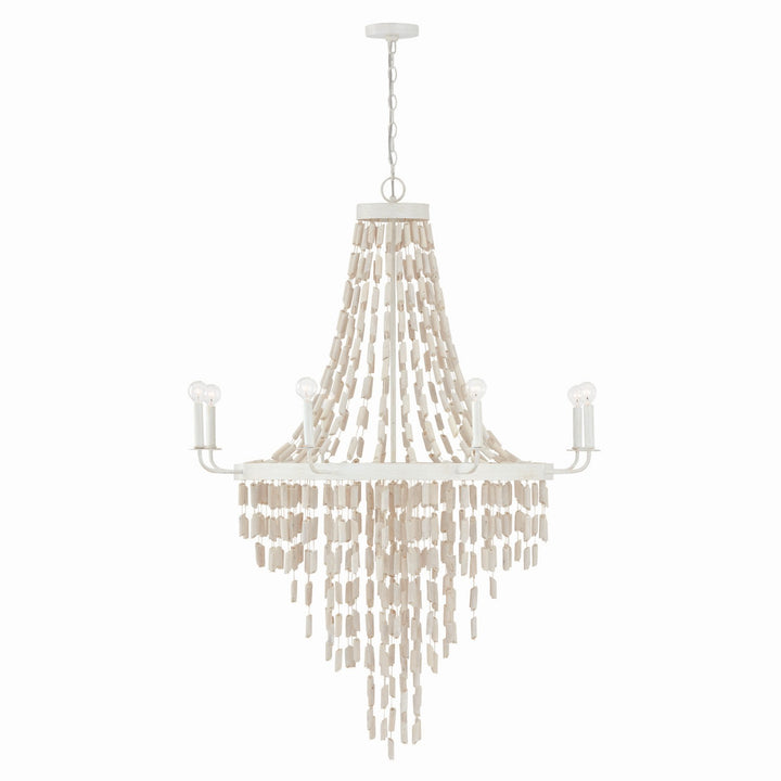 Capital Carissa 447782OW Chandelier Light - Organic White