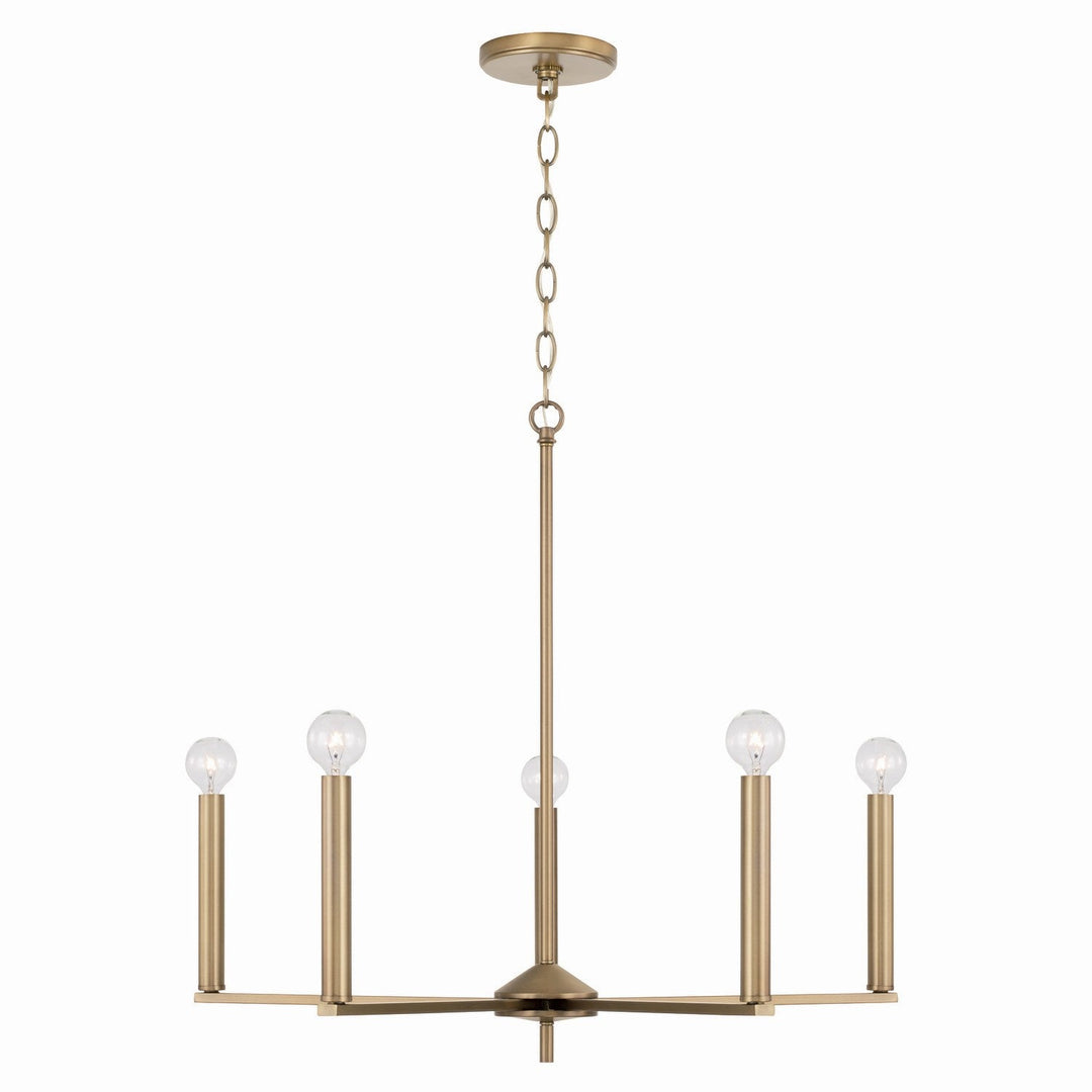 Capital Portman 448651AD Chandelier Light - Aged Brass