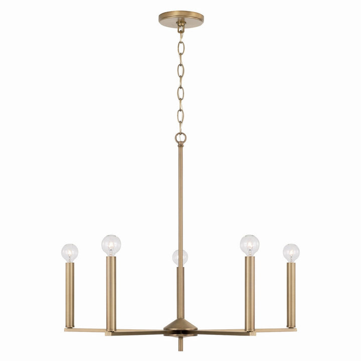 Capital Portman 448651AD Chandelier Light - Aged Brass