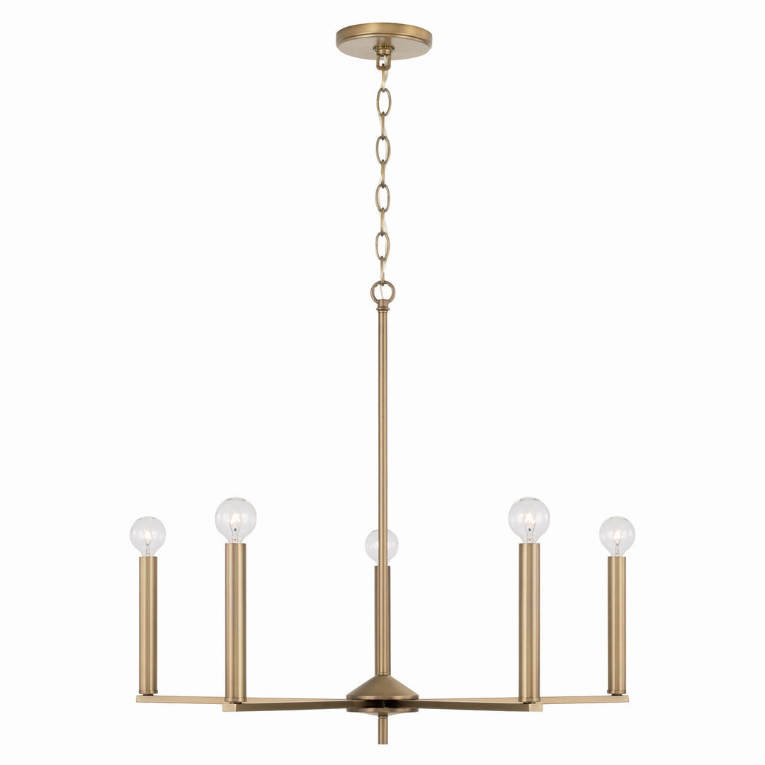 Capital Portman 448651AD Chandelier Light - Aged Brass