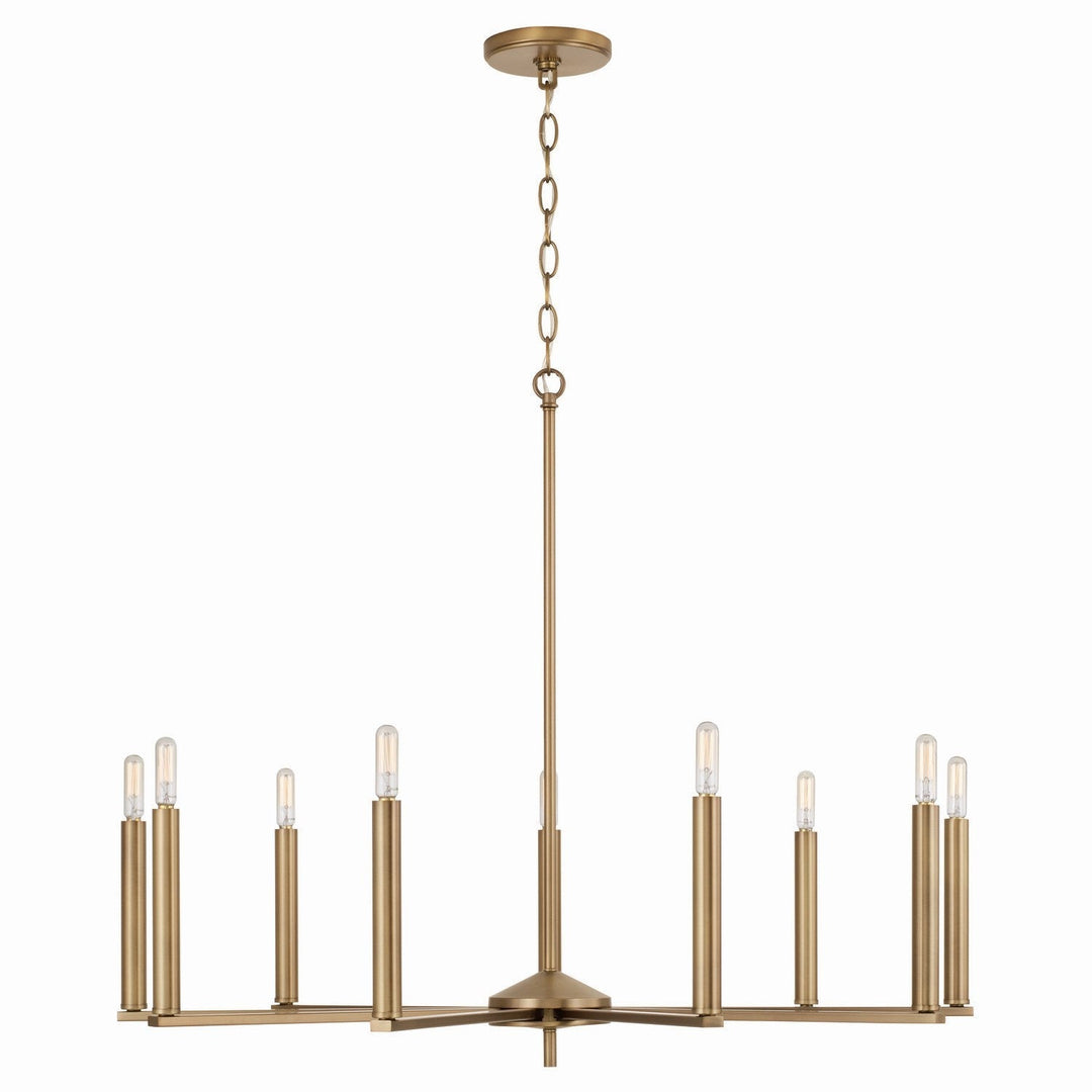 Capital Portman 448691AD Chandelier Light - Aged Brass