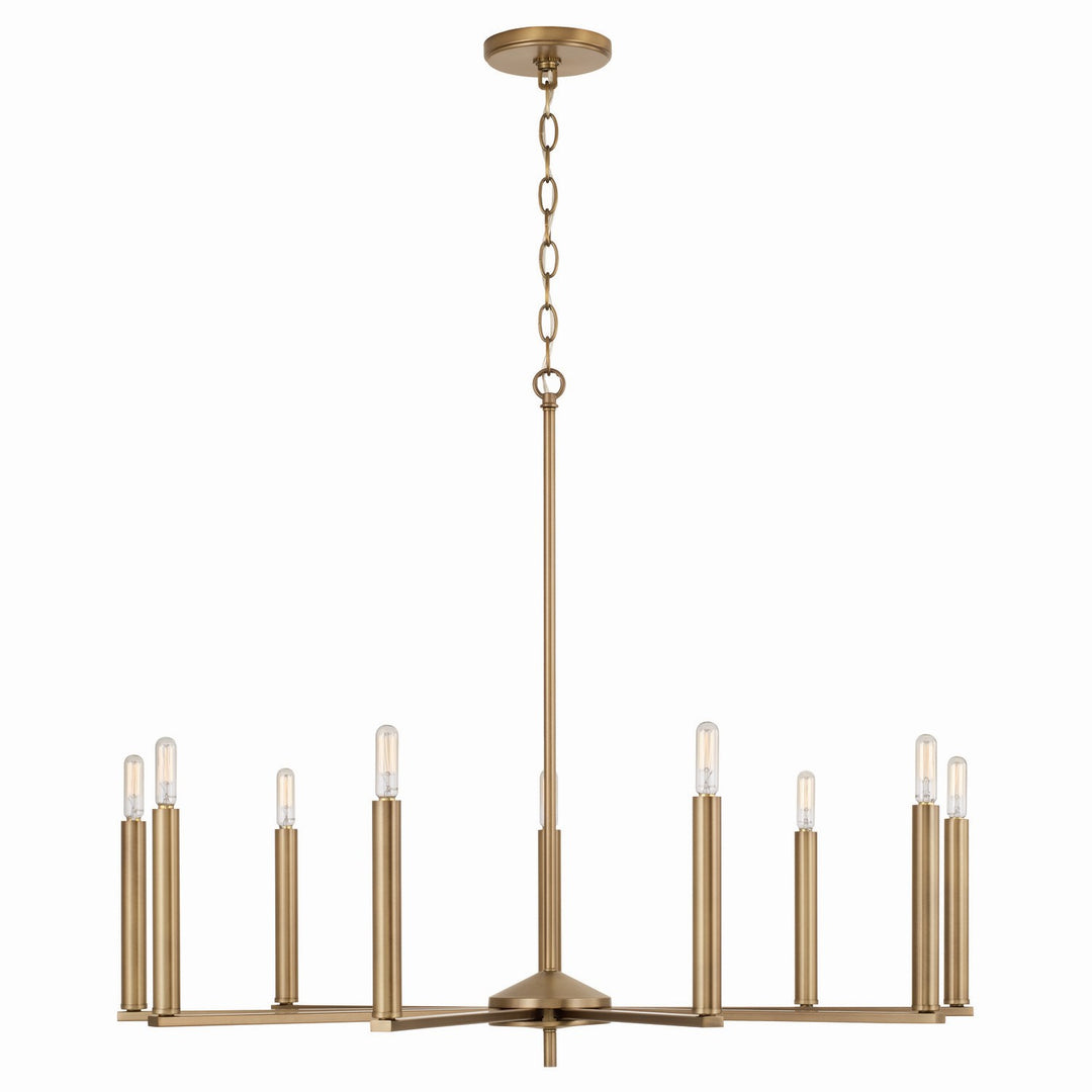 Capital Portman 448691AD Chandelier Light - Aged Brass