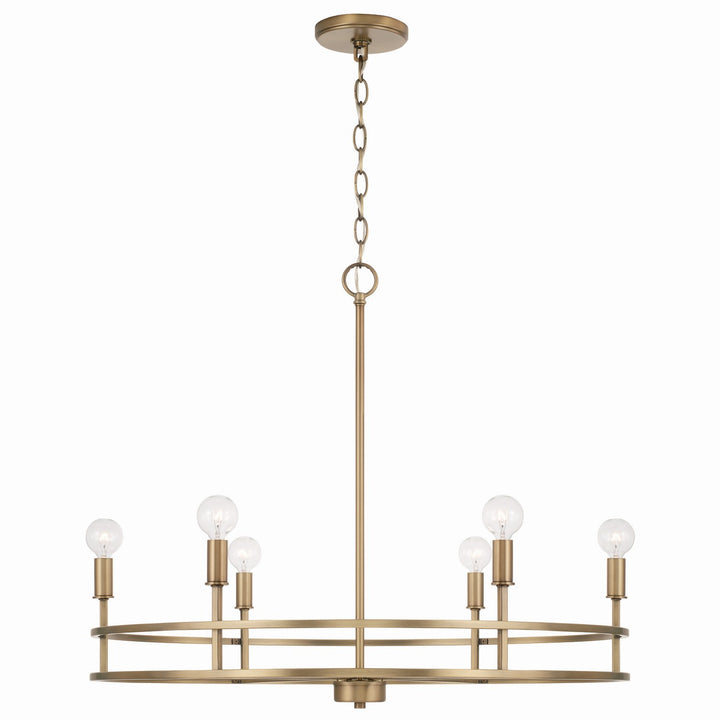 Capital Fuller 448761AD Chandelier Light - Aged Brass