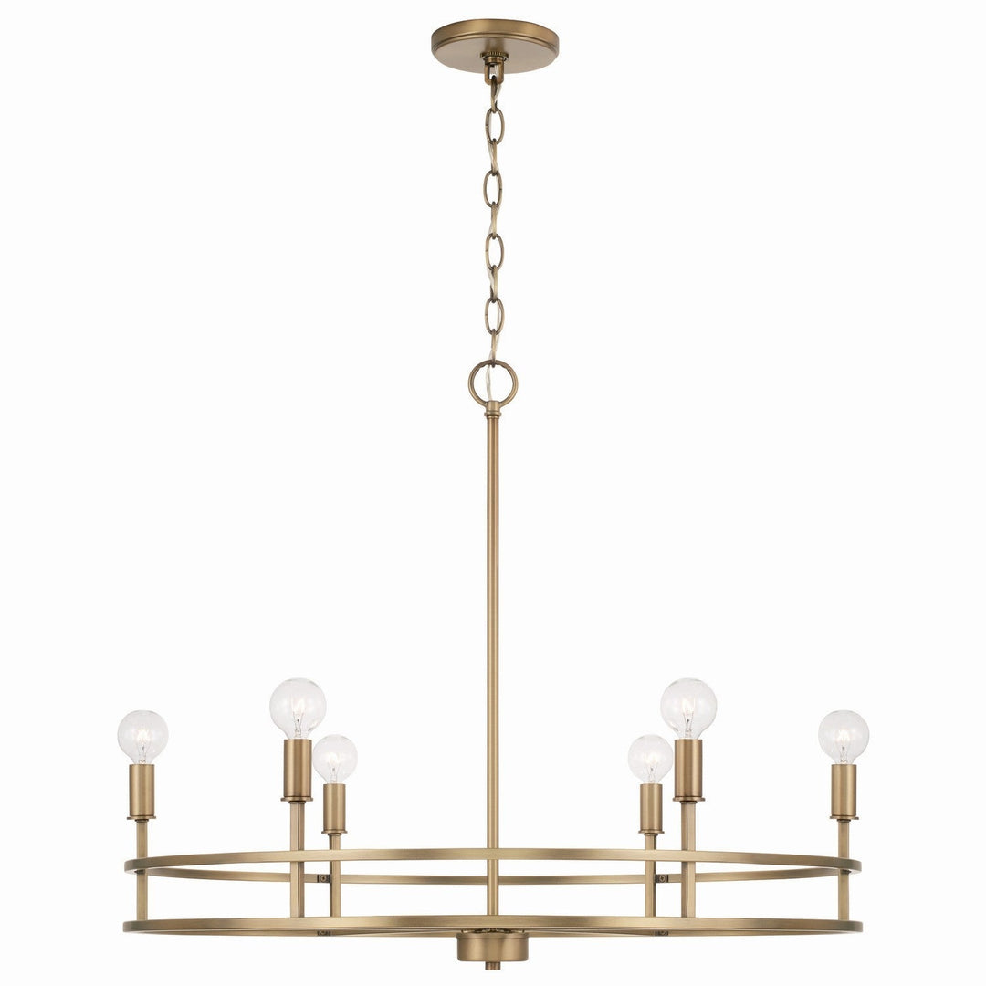 Capital Fuller 448761AD Chandelier Light - Aged Brass