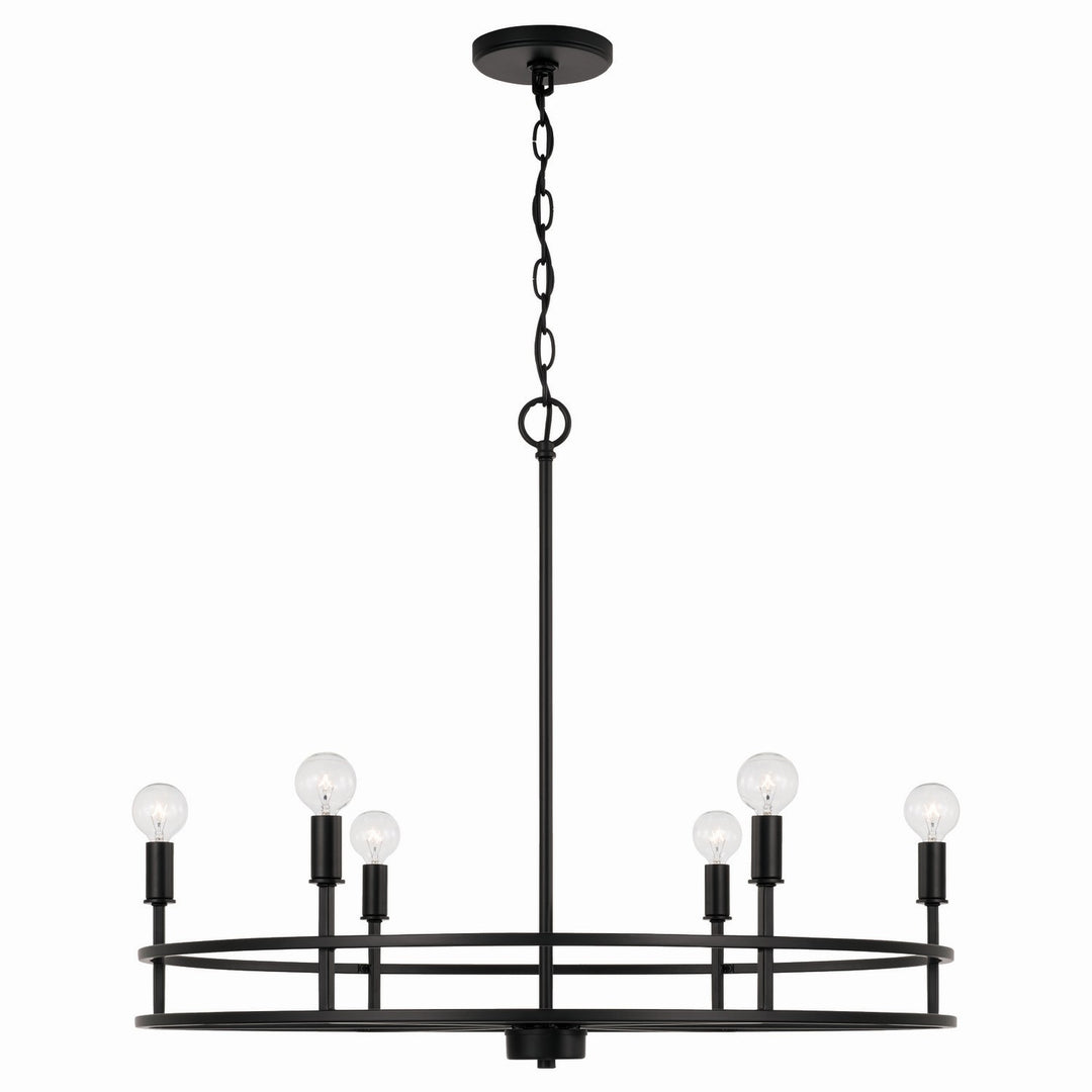 Capital Fuller 448761MB Chandelier Light - Matte Black