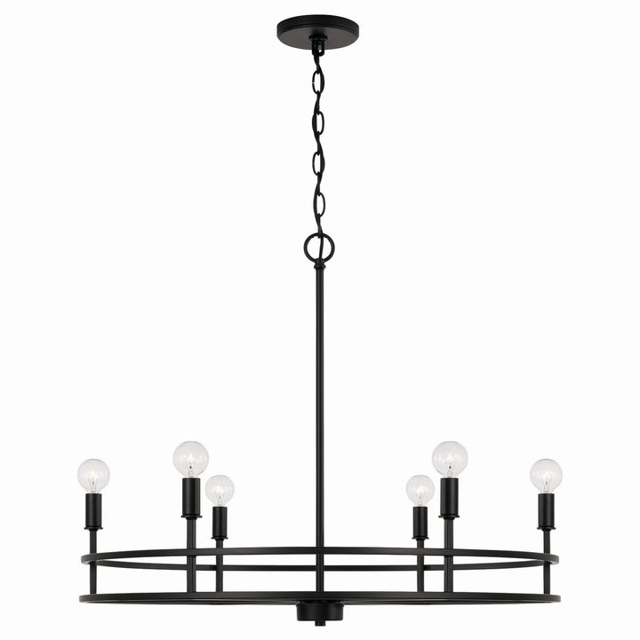 Capital Fuller 448761MB Chandelier Light - Matte Black