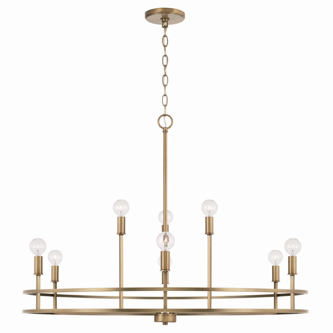 Capital Fuller 448791AD Chandelier Light - Aged Brass