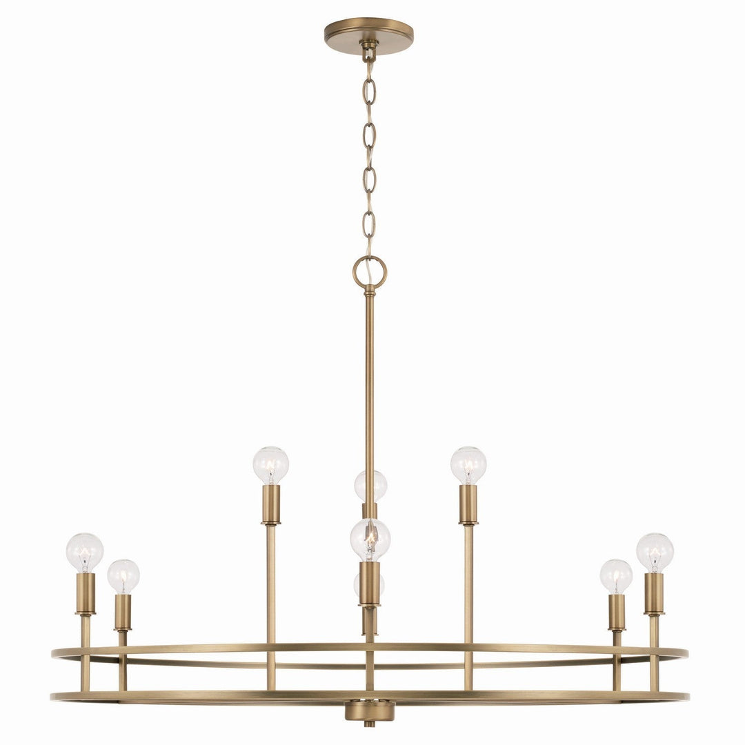 Capital Fuller 448791AD Chandelier Light - Aged Brass