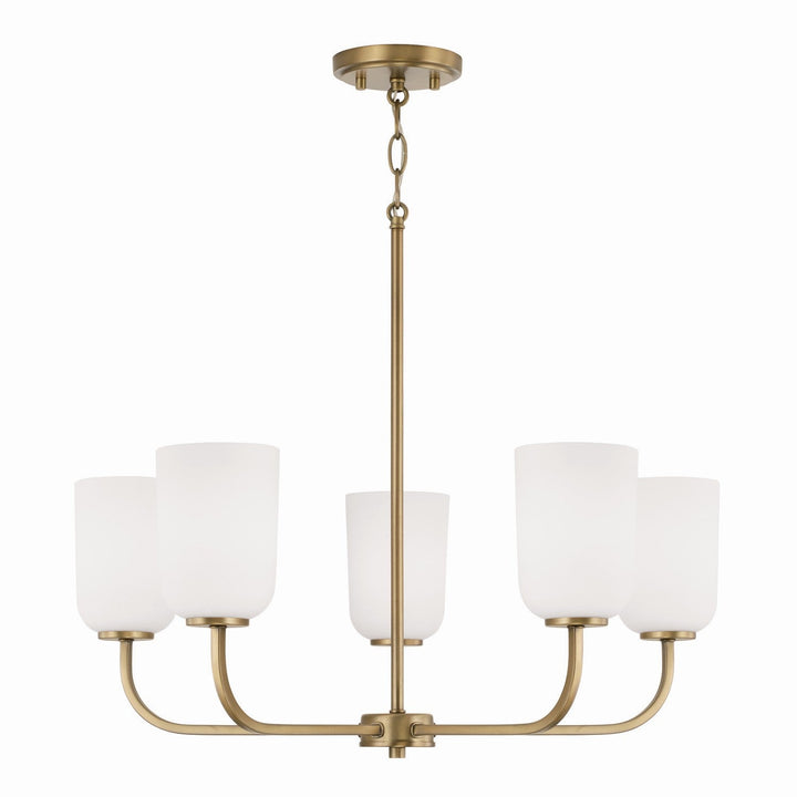 Capital Lawson 448851AD-542 Chandelier Light - Aged Brass